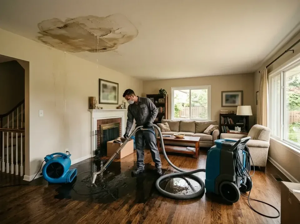 attic-pipe-burst-ceiling-drip-008 — frequently asked questions, Water Damage Restoration & Carpet Care in St. Joseph, MN